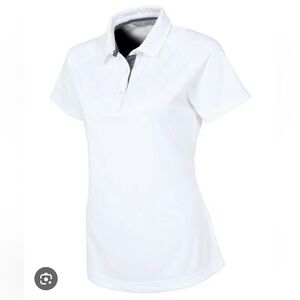 Sunice White Jill Coollite Essential Short Sleeve Polo Shirt